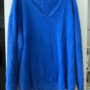Vintage Havana Blue V-Neck Sweater